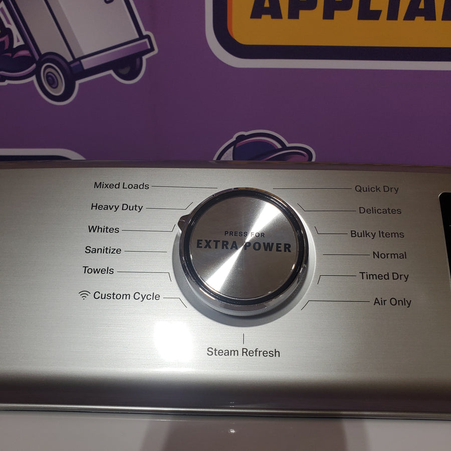 Maytag 7.4 Cu. Ft. Top Load Electric Dryer with Extra Power and Advanced Moisture Sensing MED6205RW - Scratch & Dent (Minor)