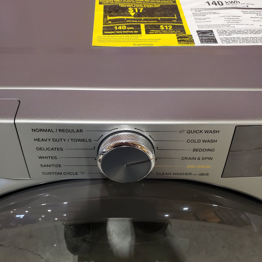 Whirlpool Radiant Silver 4.5 cu. ft. Smart Front Load ENERGY STAR® Washer with FreshFlow™ Vent System WFW5720RR - Open Box