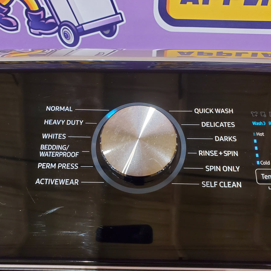 Samsung 5.0 cu. ft. High Efficiency Top Load Washer with Active WaterJet in Champagne WA50T5300AC - Certified Refurbished