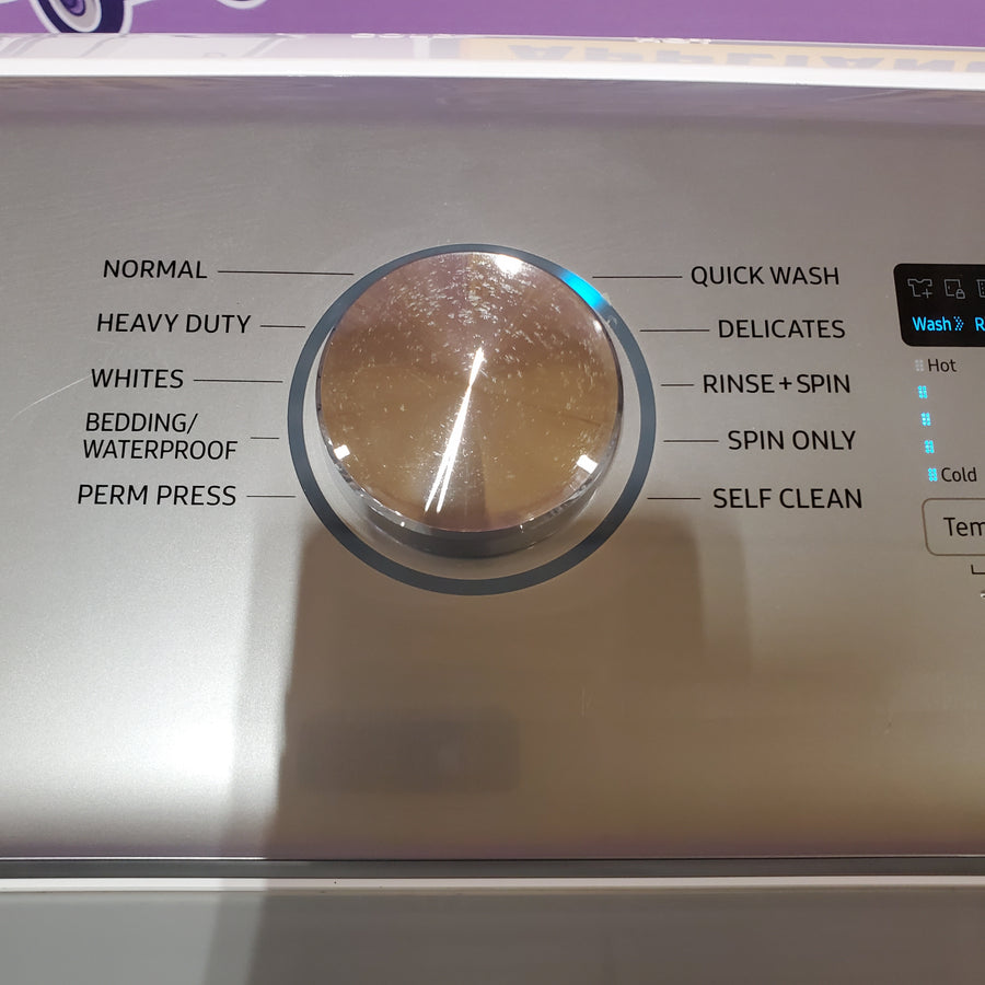 Samsung ENERGY STAR 5.0 cu. ft. Top Load Washing Machine with Active Water Jet WA50R5200AW - Certified Refurbished