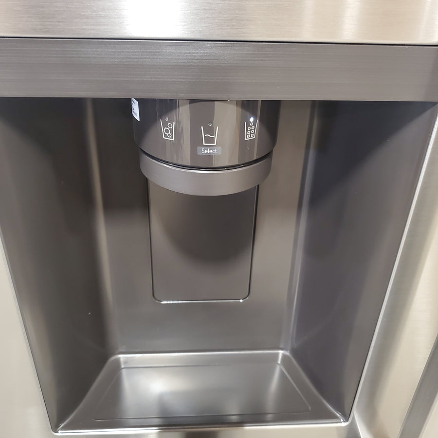 LG 27 cu. ft. Standard-Depth, Side-by-side Refrigerator, with Ice and Water and Bar Handle Design LS27T3230S - Scratch & Dent (Minor)