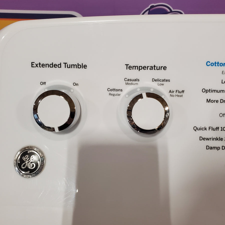 GE 3.8 cu. ft. Capacity Washer with Stainless Steel Basket in White GTW330ASKWW - Certified Refurbished and GE White Electric 7.2 Cu. Ft. Dryer with Aluminized Alloy Drum GTD42EASJWW - Certified Refurbished