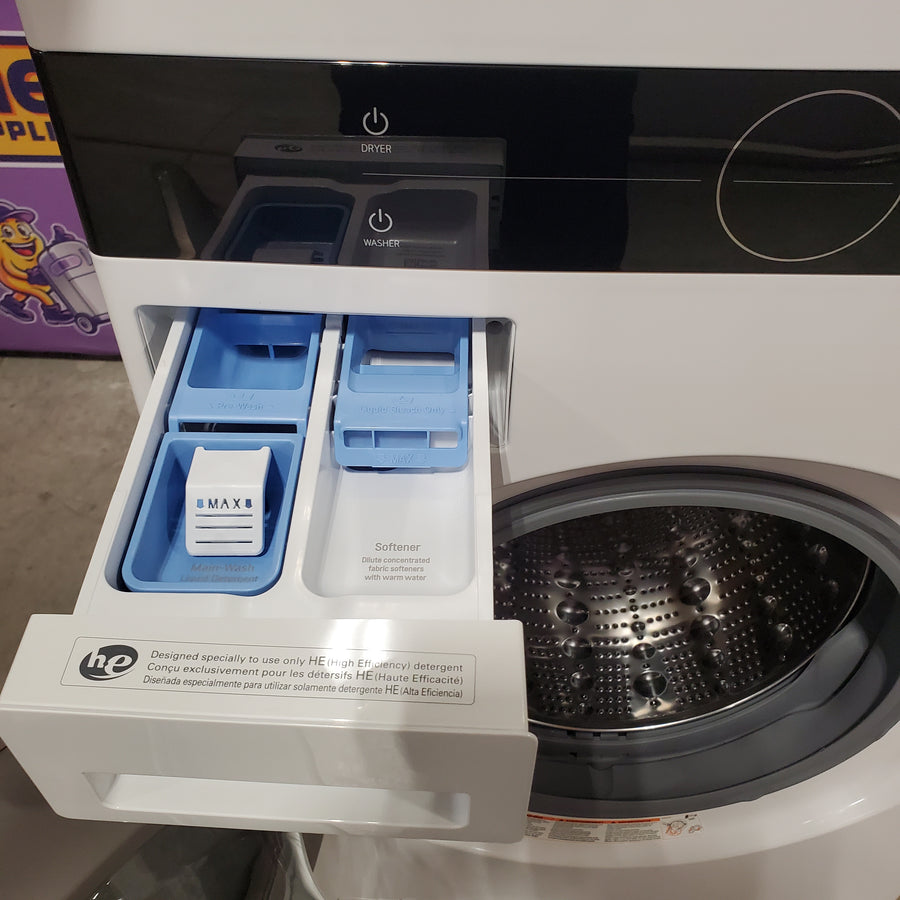 LG Front Load Wash Tower with Center Control 4.5 Cu. Ft. Washer and 7.4 Cu. Ft. Dryer 22142788 - WKE100HWA - Scratch & Dent (Minor)