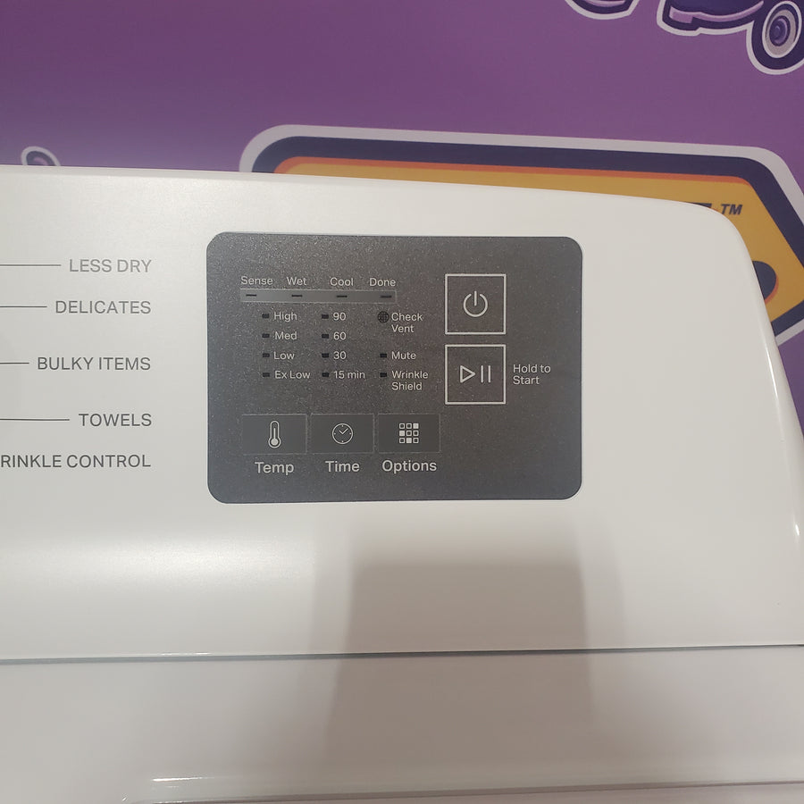 Whirlpool 7.0 cu. ft. Electric Dryer with Adaptive Dry and Wrinkle Shield™ Option WED4307SW - Scratch & Dent (Minor)