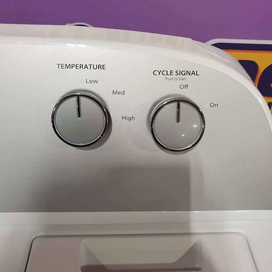 Whirlpool Top Load 3.5 Cu. Ft. Washer with Deep Water Wash Option WTW4816FW - Open Box and Whirlpool Vented 7.0 Cu. Ft. Electric Dryer WED4815EW - Scratch & Dent (Minor)