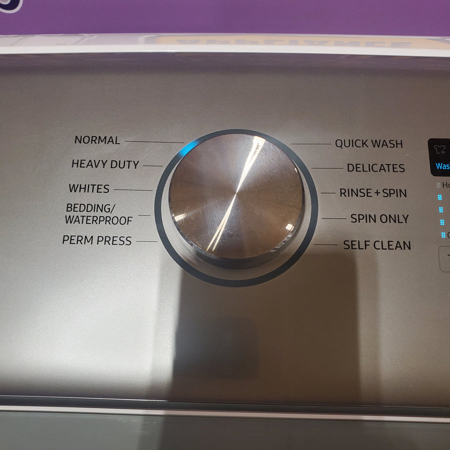 Samsung ENERGY STAR 5.0 cu. ft. Top Load Washing Machine with Active Water Jet 3511219 - WA50R5200AW - Certified Refurbished