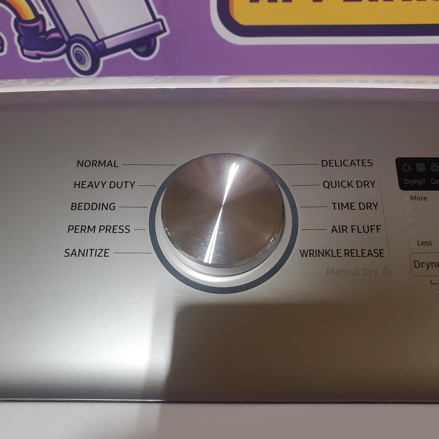 Samsung White Top Load 5.0 Cu. Ft. Washer with Active Water Jet WA50R5200AW - Certified Refurbished and Samsung White Electric 7.4 Cu. Ft. Dryer with Sensor Dry DVE50R5200W - Certified Refurbished