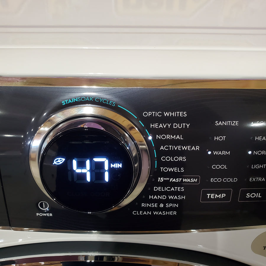 Electrolux 4.5 Cu.Ft. Stackable Front Load Washer with Steam and SmartBoost Wash System ELFW7637AW - Open Box