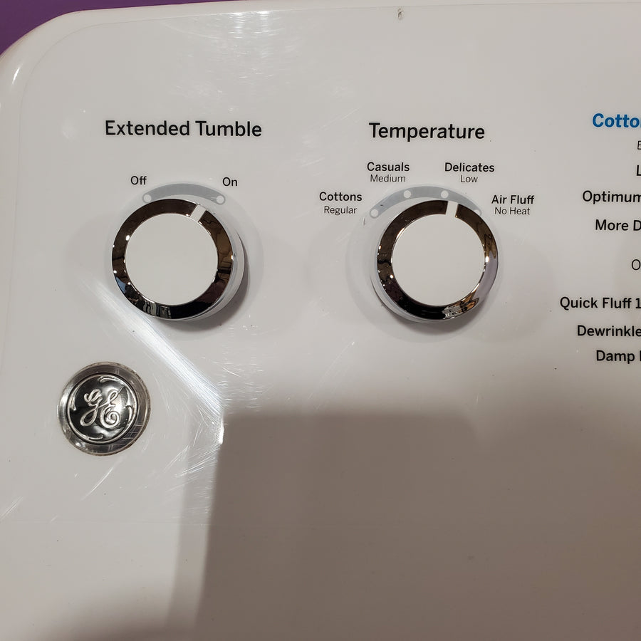 GE White Electric 7.2 Cu. Ft. Dryer with Aluminized Alloy Drum GTD42EASJWW - Certified Refurbished