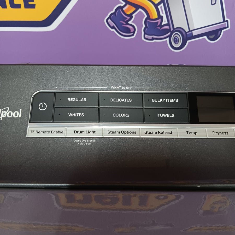 Whirlpool Top Load 5.2 Cu. Ft. Washer with Removable Agitator WTW8127LC - Open Box and Whirlpool Electric 7.4 Cu. Ft. Dryer with Moisture Sensor 16276 - WED8127LC - Open Box