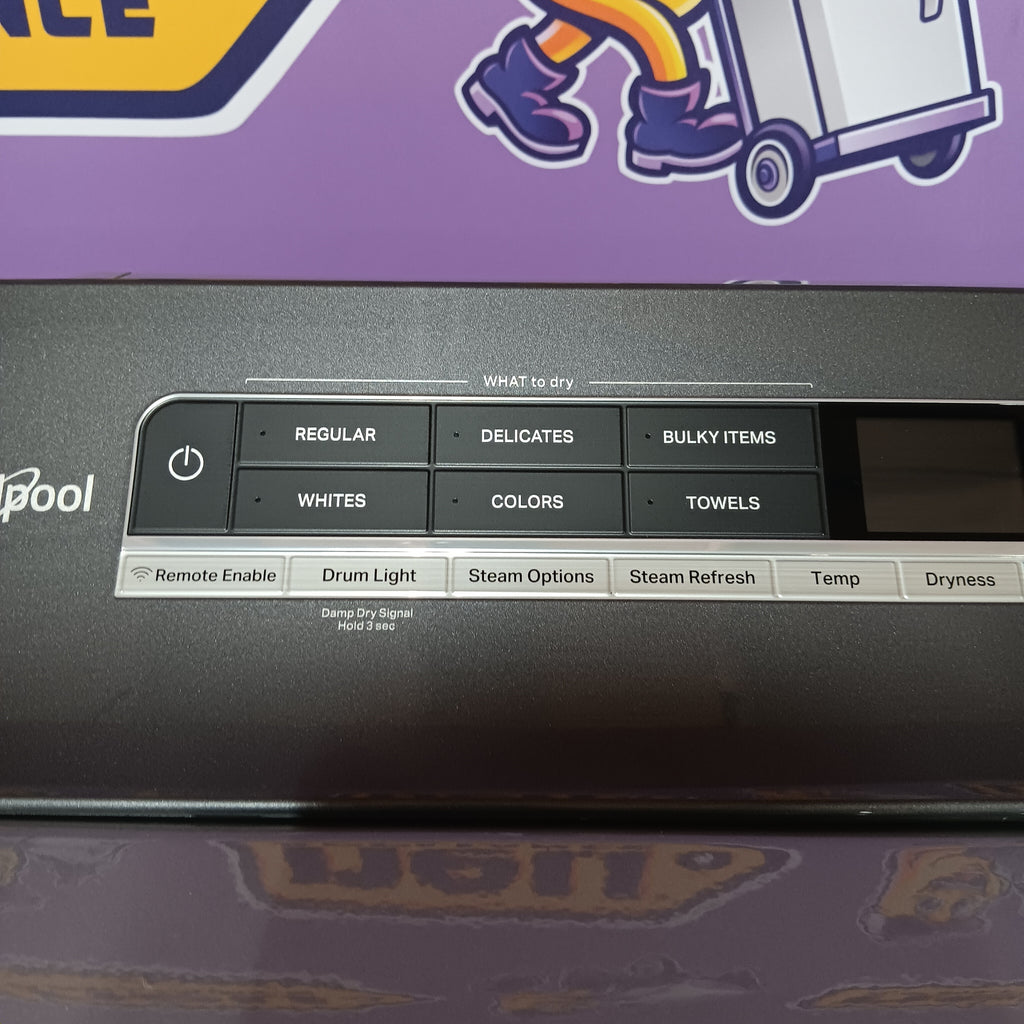 Whirlpool Top Load 5.2 Cu. Ft. Washer with Removable Agitator WTW8127LC - Open Box and Whirlpool Electric 7.4 Cu. Ft. Dryer with Moisture Sensor 16276 - WED8127LC - Open Box