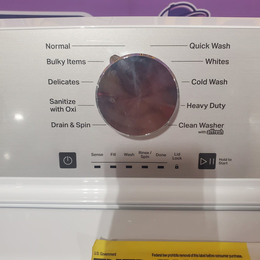Maytag 4.2 Cu. Ft. Capacity Top Load Washer in White MTW4205SW - Scratch & Dent (Minor) and MayTag 7.0 cu. ft. Top Load Electric Wrinkle Prevent Dryer MED4500MW - Scratch & Dent (Minor)