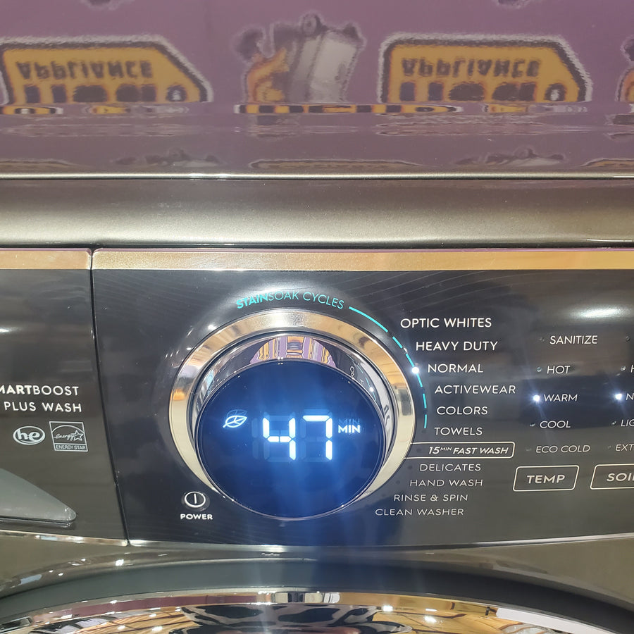 Electrolux Titanium Front Load 600 Series 4.5 Cu. Ft. Washer with Smartboost and Hand Wash Cycle ELFW7637AT - Scratch & Dent (Minor)
