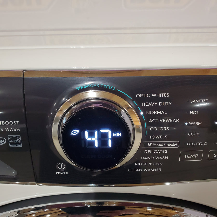 Electrolux 4.5 Cu.Ft. Stackable Front Load Washer with Steam and SmartBoost Wash System ELFW7637AW - Scratch & Dent (Minor)