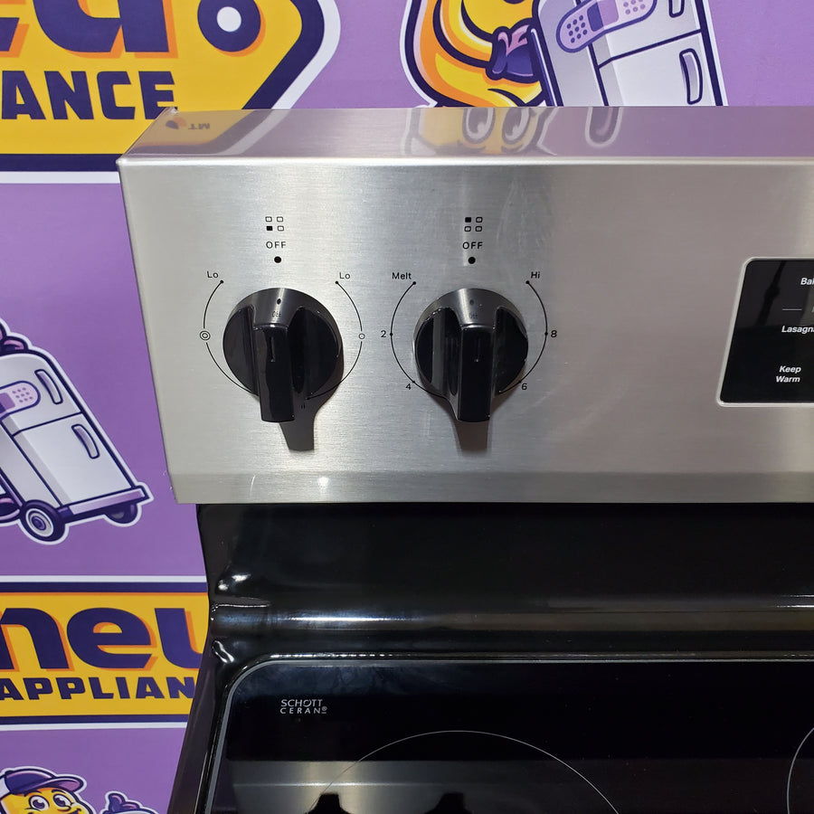 Whirlpool Electric Range with Steam Clean and No Preheat Mode in Fingerprint Resistant Stainless Steel 22421762 - WFES3330RZ - Scratch & Dent (Minor)