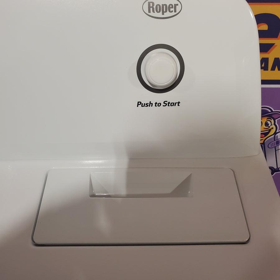 Roper White 3.5 Cu. Ft. Top Load High Efficiency Washer with Agitator RTW4516FW - Certified Refurbished and Roper 6.5 cu. ft. Electric Dryer with Wrinkle Prevent RED4516FW - Certified Refurbished