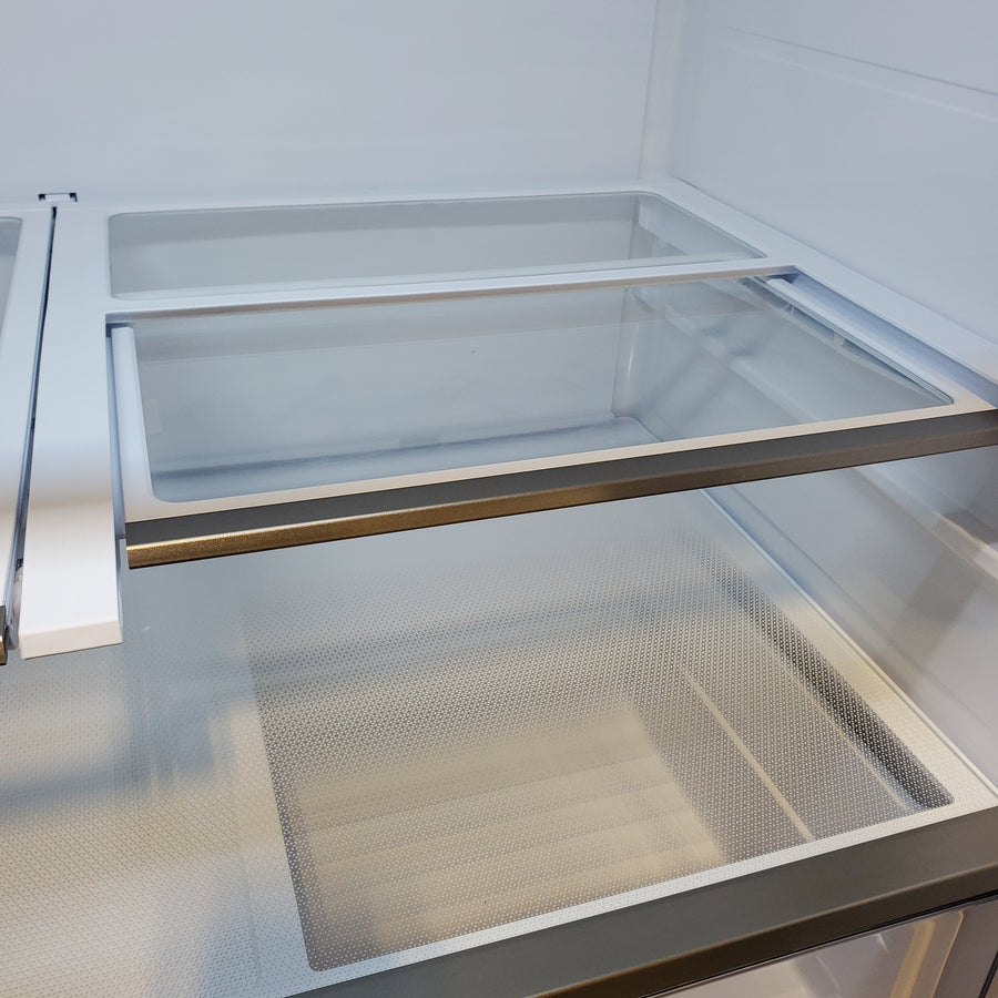 Samsung Bespoke Stainless Steel 3 Door French Door 30 Cu. Ft. Refrigerator with Beverage Center RF30BB660012 - Scratch & Dent (Minor)