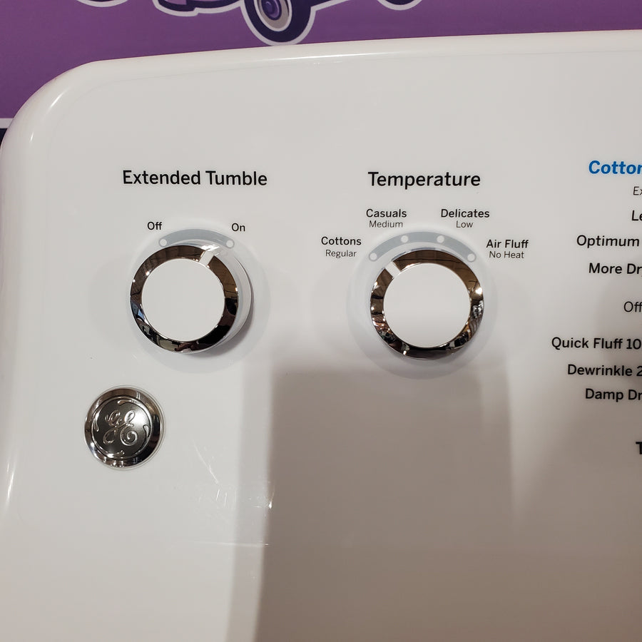 GE White Top Load 4.2 Cu. Ft. Washer with Stainless Steel Basket and Dual Action Agitator GTW460ASJWW - Certified Refurbished and GE White Electric 7.2 Cu. Ft. Dryer with Aluminized Alloy Drum  16304 - GTD42EASJWW - Certified Refurbished