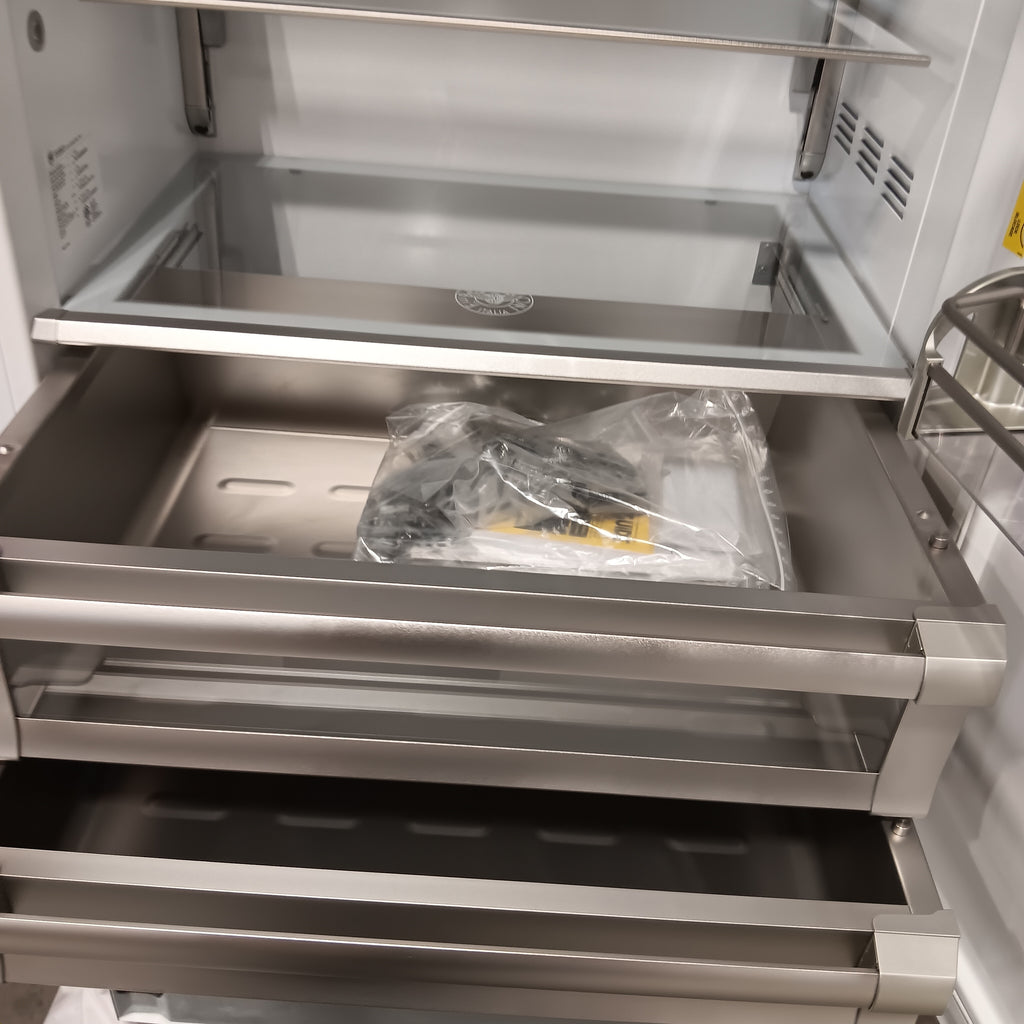 Bertazzoni Built-in Bottom Mount Refrigerator with Ice Maker 11113230 - REF36BMBIPRT - Scratch & Dent (Minor)