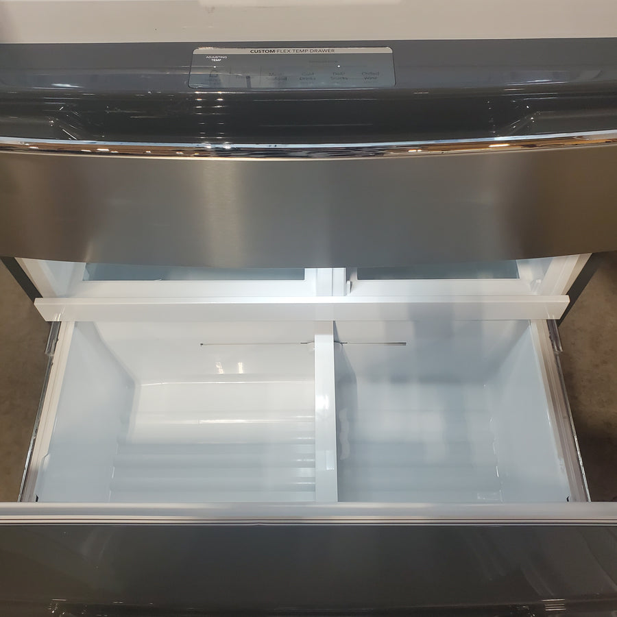 Frigidaire Gallery 22 Cu. Ft. 4-Door Counter-depth French Door Refrigerator with Ice Maker (Fingerprint Resistant Stainless Steel) ENERGY STAR GRMC2273CF - Scratch & Dent (Moderate)