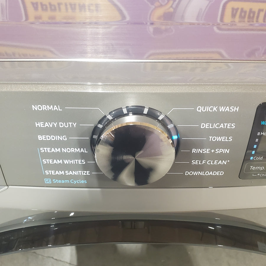 Samsung 4.5 cu. ft. Large Capacity Smart Front Load Washer with Super Speed Wash in Platinum 22442613 - WF45B6300AP - Scratch & Dent (Minor)