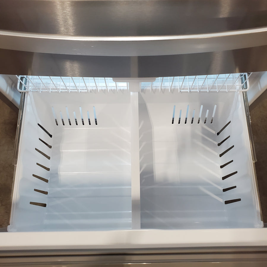 Whirlpool French Door Bottom Mount Refrigerator in Fingerprint Resistant Stainless Steel WRMF3636RZ - Scratch & Dent (Moderate)