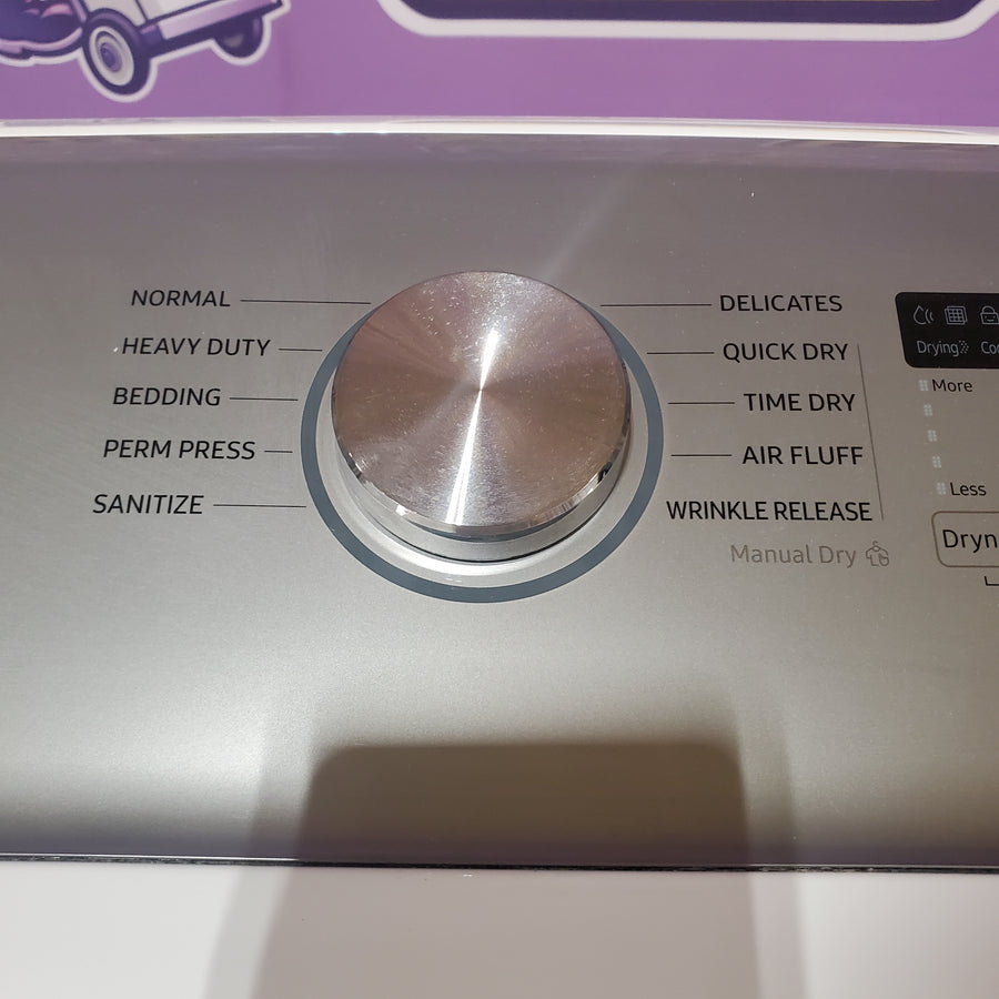 Samsung White Top Load 5.0 Cu. Ft. Washer with Active Water Jet WA50R5200AW - Open Box and Samsung White Electric 7.4 Cu. Ft. Dryer with Sensor Dry DVE50R5200W - Certified Refurbished