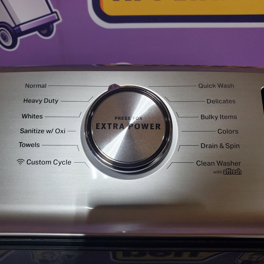 Maytag 5.3 Cu. Ft. Pet Pro Top Load Impeller Washer with Extra Power MTW7200RF - Open Box and Maytag 7.4 Cu. Ft. Pet Pro Top Load Electric Dryer with Sanitize Cycle MED7205RF - Open Box)