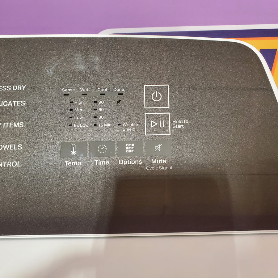 Whirlpool 7.0 cu. ft. Electric Dryer with Hamper Door 22442606 - WED5010LW - Scratch & Dent (Minor)