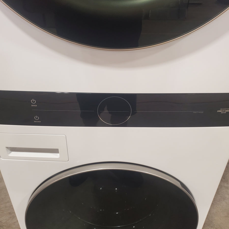 LG Front Load Wash Tower with Center Control 4.5 Cu. Ft. Washer and 7.4 Cu. Ft. Dryer WKE100HWA - Open Box