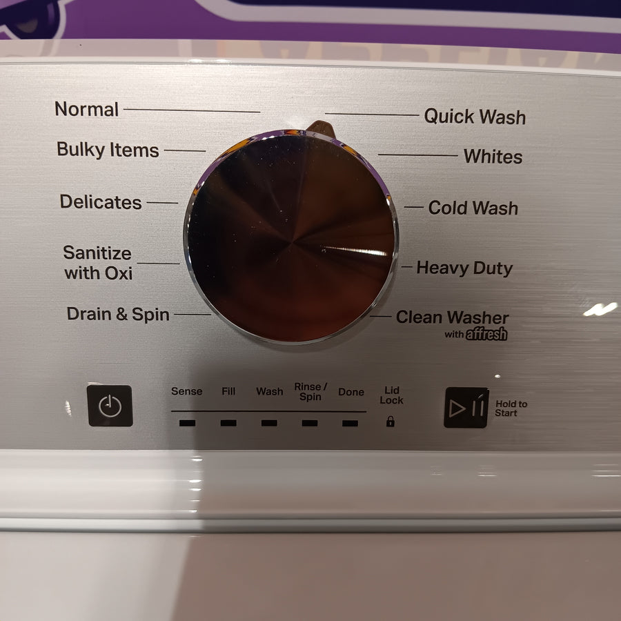 Maytag 4.2 Cu. Ft. Capacity Top Load Washer in White MTW4205SW - Scratch & Dent (Minor) and MayTag 7.0 cu. ft. Top Load Electric Wrinkle Prevent Dryer 16268 - MED4500MW - Open Box