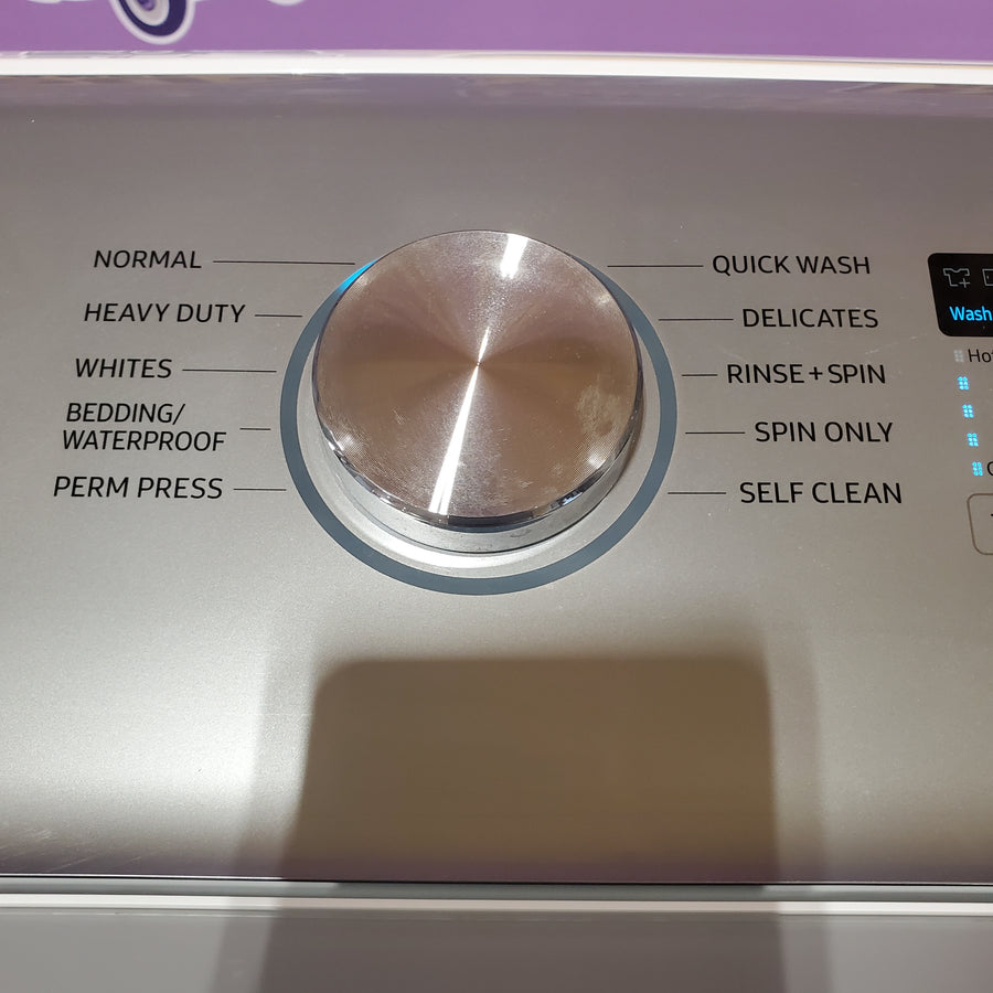 Samsung ENERGY STAR 5.0 cu. ft. Top Load Washing Machine with Active Water Jet 3511213 - WA50R5200AW - Certified Refurbished