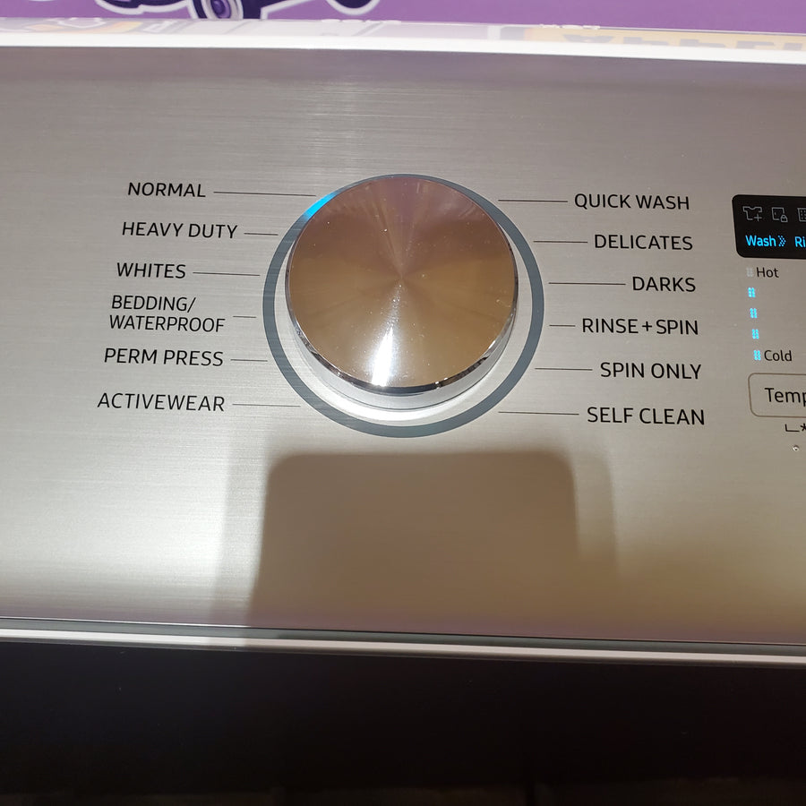 Samsung Top Load 5.0 Cu. Ft. Washer with Super Speed in White WA50R5400AW - Certified Refurbished