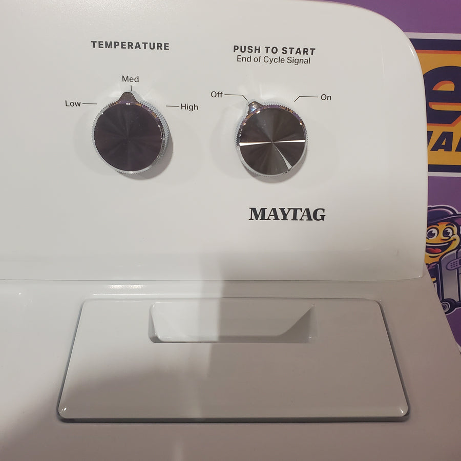 Maytag Top Load Style Electric Wrinkle Prevent 7.0 cu. ft. Dryer with Auto Dry MED4005SW - Scratch & Dent (Minor)