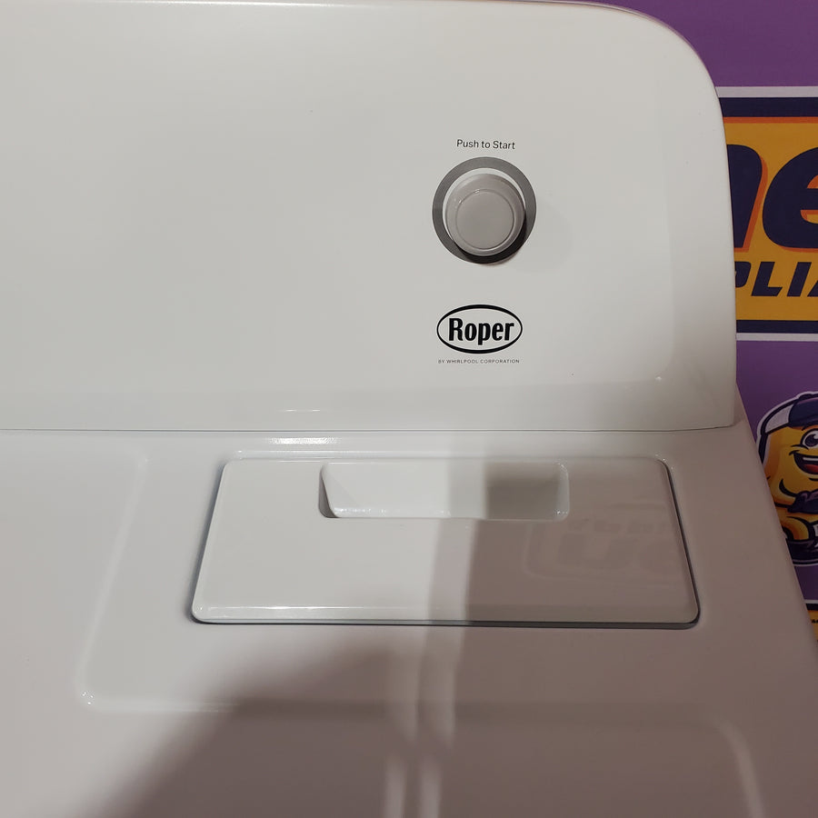 Roper by Whirlpool 6.7-cu ft Vented Electric Dryer in White RED3005TW - Open Box