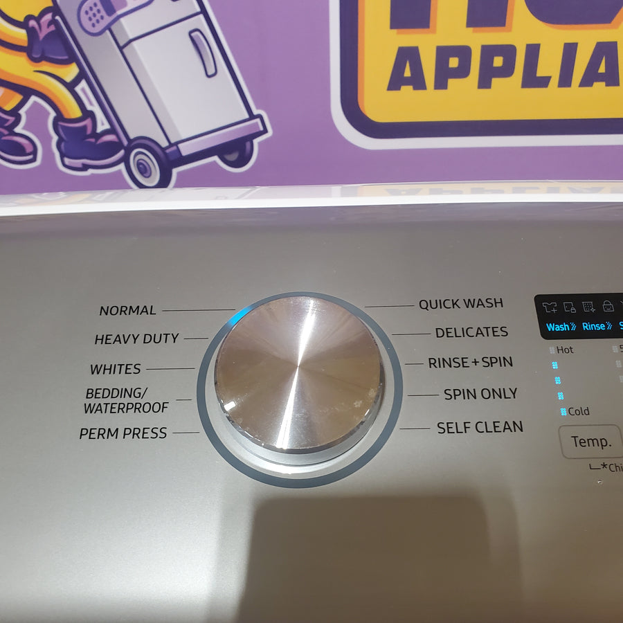 Samsung ENERGY STAR 5.0 cu. ft. Top Load Washing Machine with Active Water Jet WA50R5200AW - Certified Refurbished