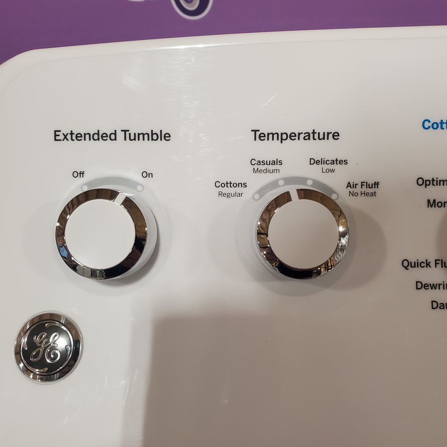 GE® 4.5 cu. ft. Capacity Washer with Stainless Steel Basket in White GTW465ASNWW - Certified Refurbished and GE White Electric 7.2 Cu. Ft. Dryer with Aluminized Alloy Drum GTD42EASJWW - Certified Refurbished