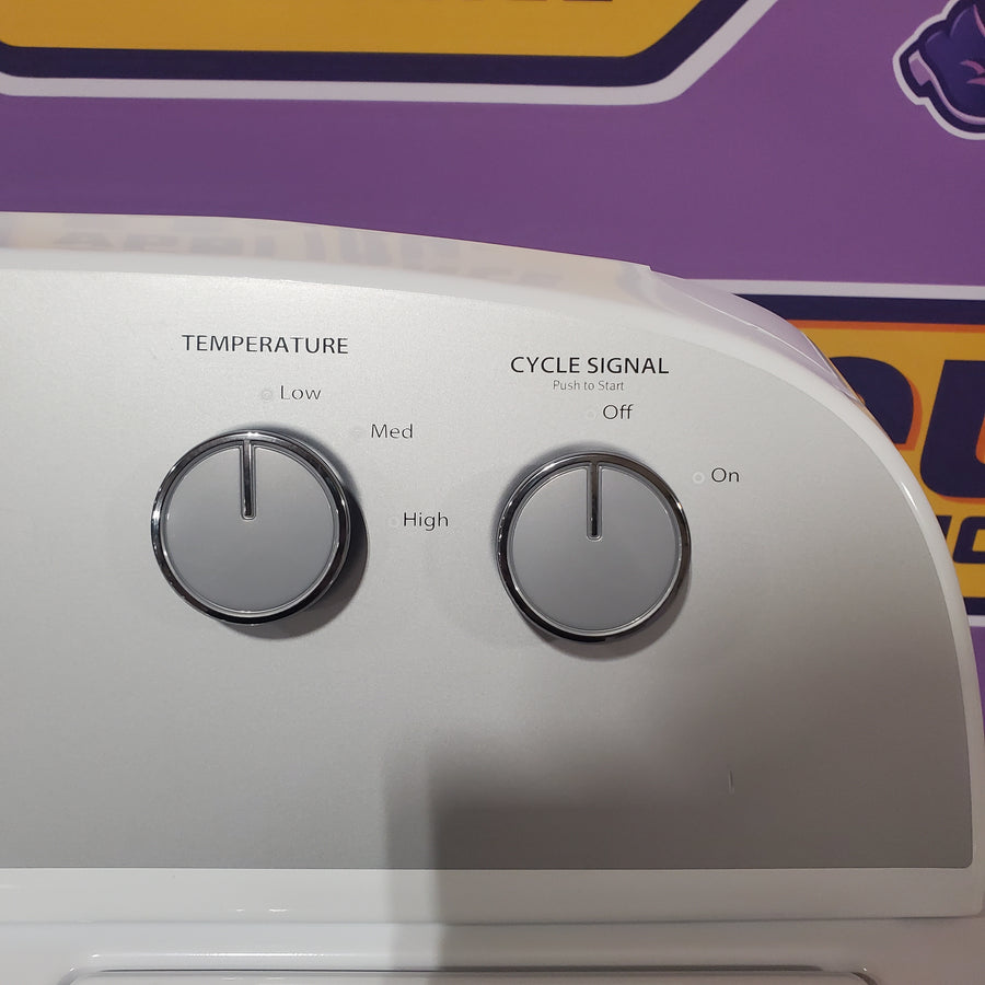 Whirlpool White Electric Extra Large 7.0 Cu. Ft. Dryer with Wrinkle Shield WED4815EW - Open Box
