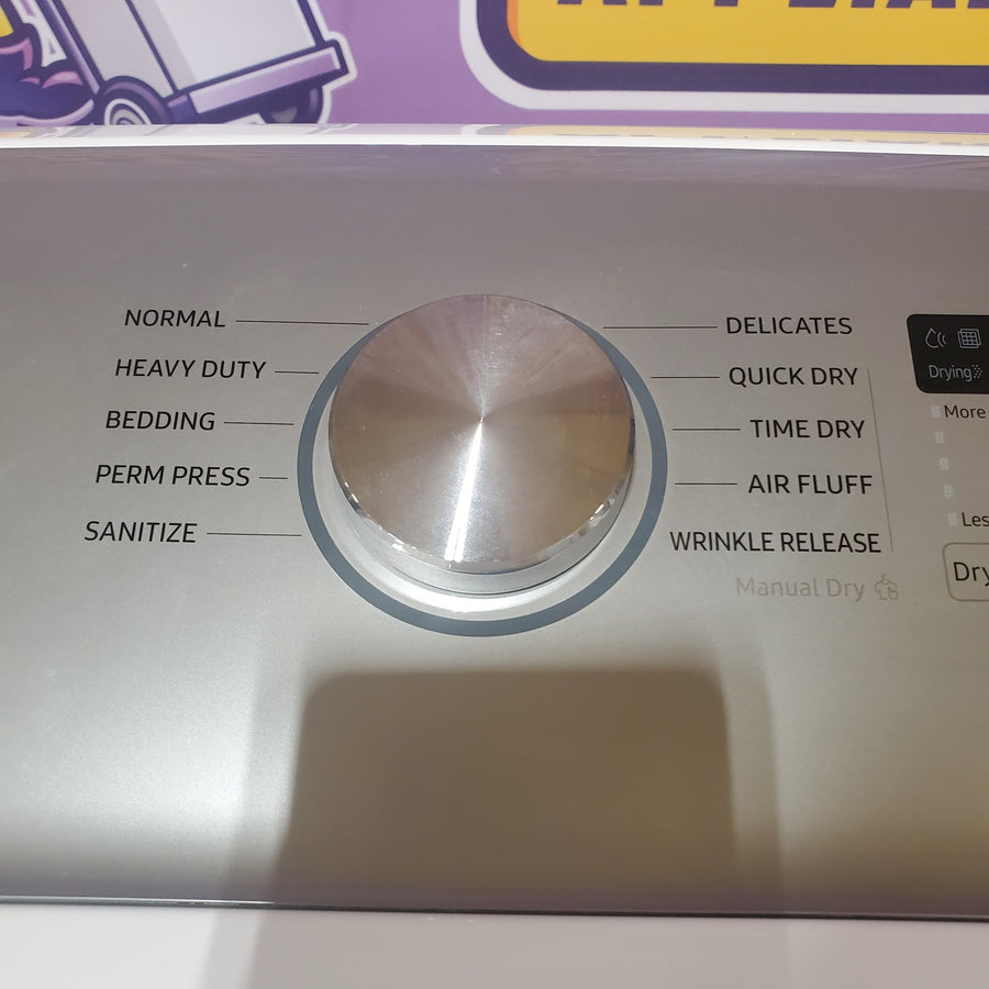 Samsung ENERGY STAR 5.0 cu. ft. Top Load Washing Machine with Active Water Jet WA50R5200AW - Certified Refurbished and Samsung 7.4 cu. ft. Vented Gas Dryer with Sensor Dry in White DVG50R5200W - Certified Refurbished
