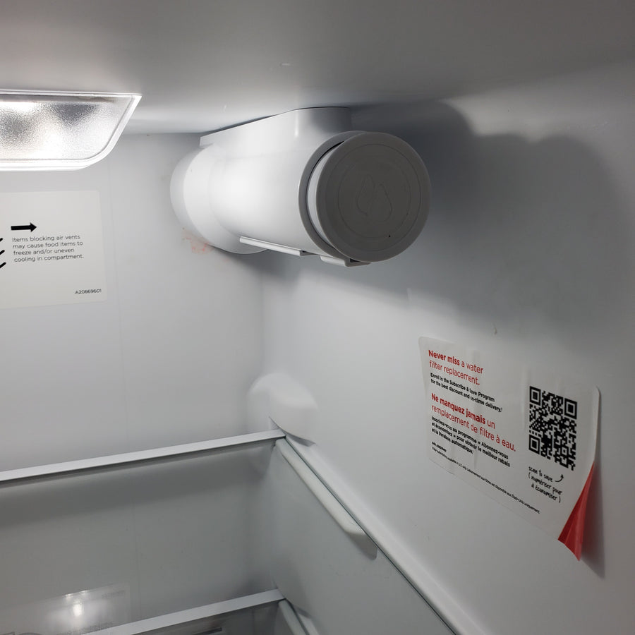 Frigidaire 33" Wide 22.3 cu. ft. ENERGY STAR Side by Side Refrigerator Stainless Steel with Exterior Water and Ice Dispenser FRSS2323AS - Scratch & Dent (Minor)