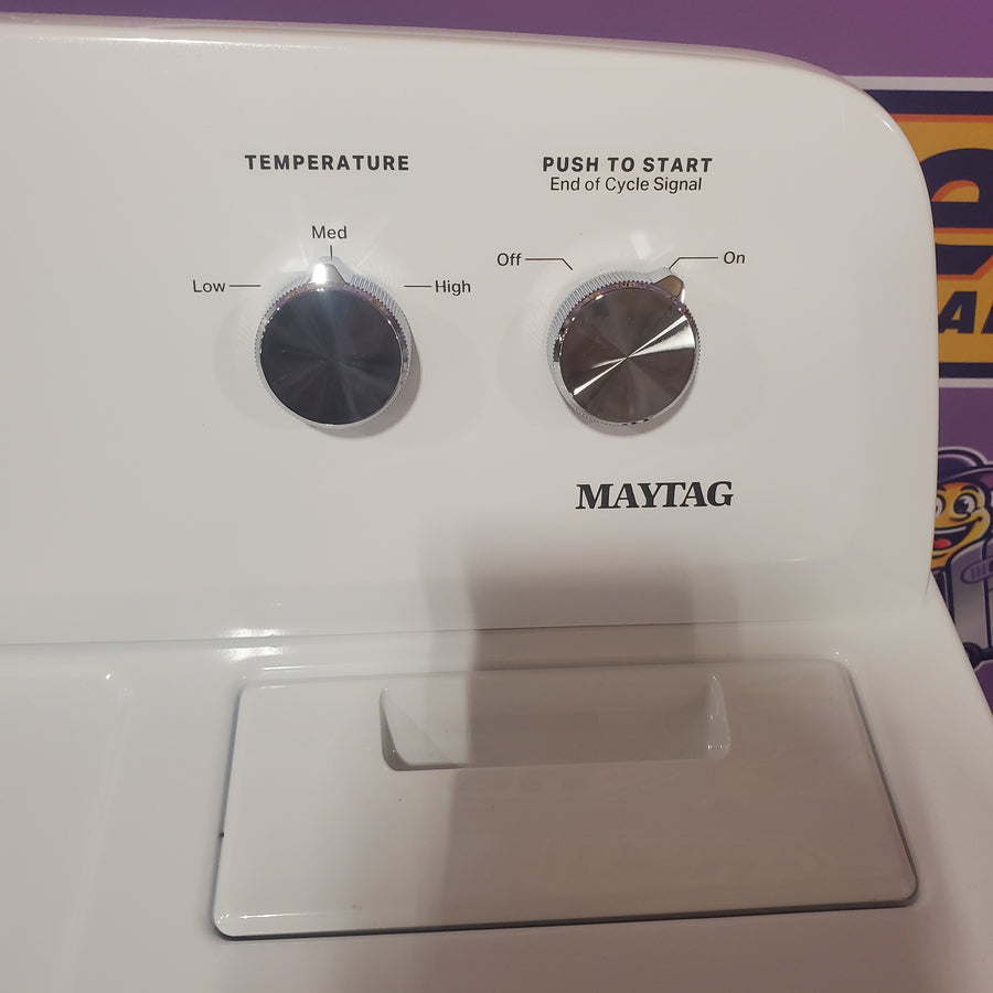 Maytag Top Load Style Electric Wrinkle Prevent 7.0 cu. ft. Dryer with Auto Dry MED4005SW - Open Box