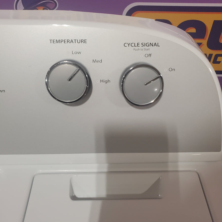 Whirlpool White Electric Extra Large 7.0 Cu. Ft. Dryer with Wrinkle Shield 22442607 - WED4815EW - Scratch & Dent (Minor)