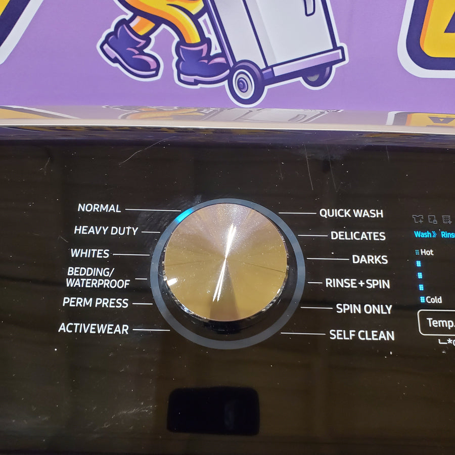 Samsung 5.0 cu. ft. High Efficiency Top Load Washer with Active WaterJet in Champagne WA50T5300AC - Certified Refurbished