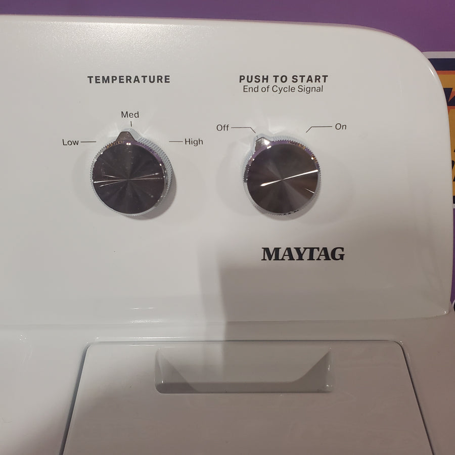 Maytag Top Load Style Electric Wrinkle Prevent 7.0 cu. ft. Dryer with Auto Dry MED4005SW - Open Box