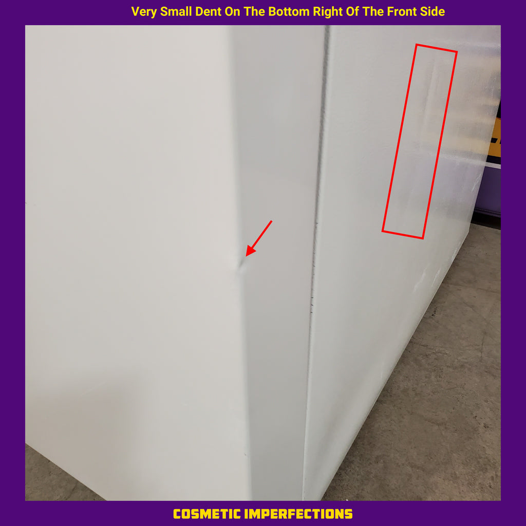 Frigidaire 25.6 cu. ft. Side by Side Refrigerator in White with Exterior Ice and Water Dispenser 22221428 - FRSS2623AW - Scratch & Dent (Minor)