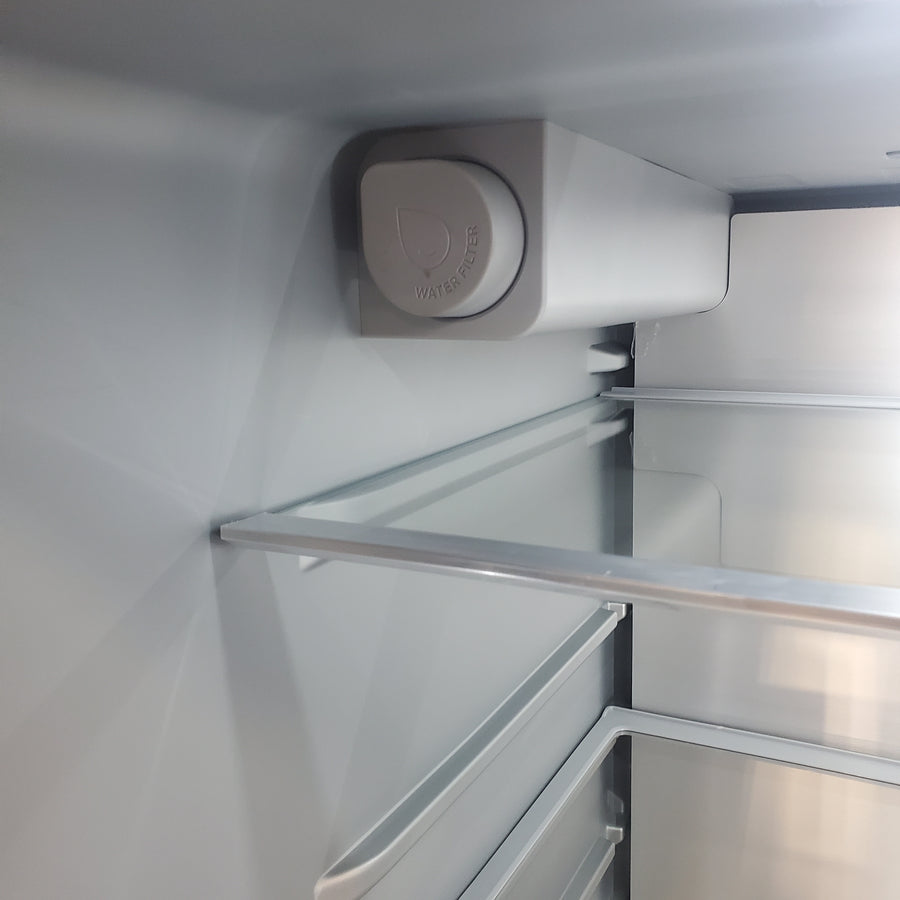 KitchenAid 30 cu. ft. French Door Refrigerator with Exterior Water and Ice in Juniper KRFF436SJP - Scratch & Dent (Minor)