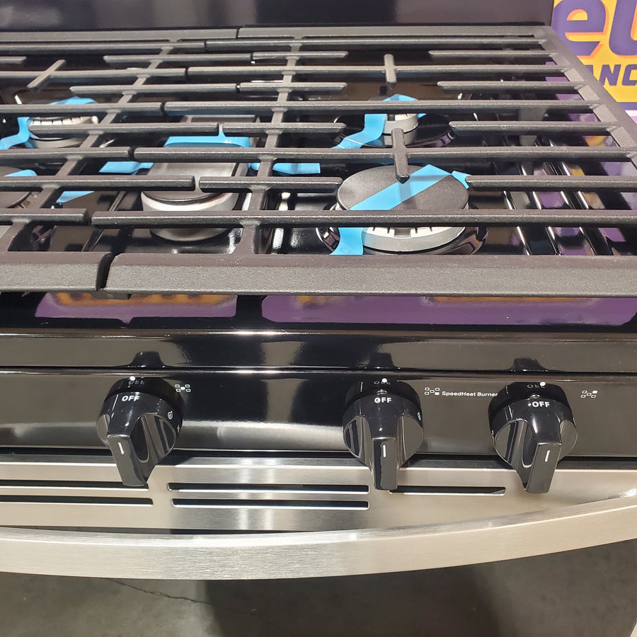 *Propane* Whirlpool 5.1 Cu. Ft. Freestanding Gas Range with Edge to Edge Cooktop WFG505M0MS - Open Box