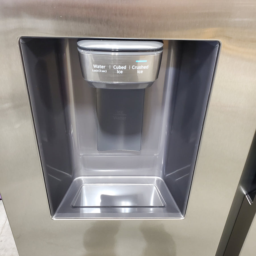 Samsung 36 in. 22 cu. ft. Counter Depth Smart Side by Side Refrigerator in Fingerprint-Resistant Stainless Steel RS22T5201SR - Scratch & Dent (Minor)
