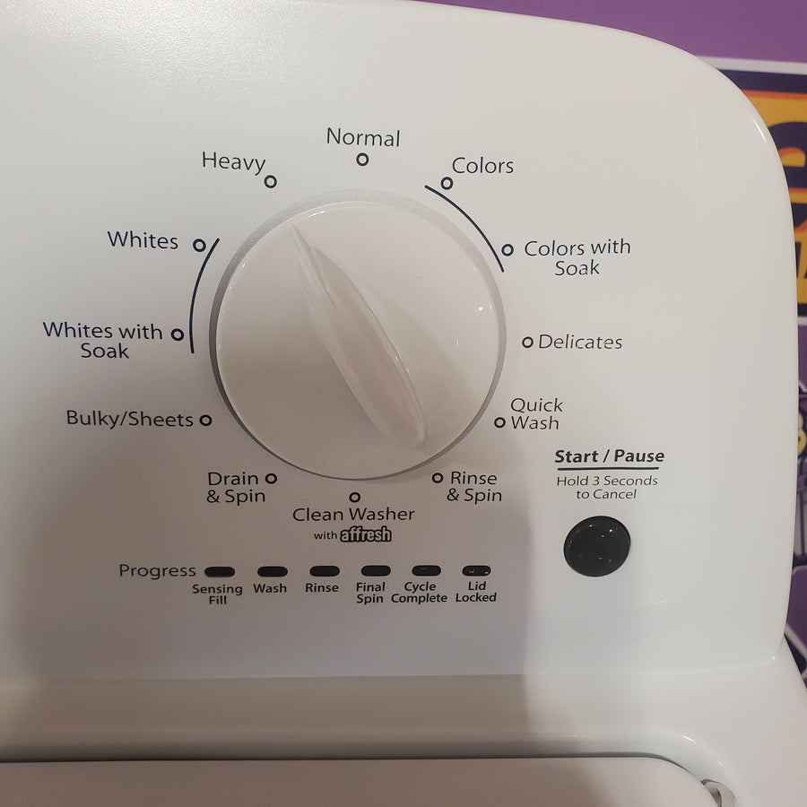 Whirlpool White Top Load 3.8 Cu. Ft. Washer with Late Lid Lock WTW4655JW2 - Certified Refurbished