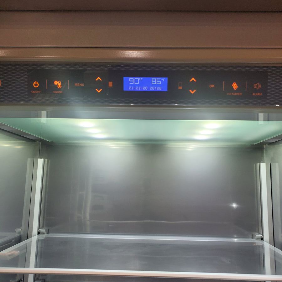Hestan Built-In Bottom Freezer Refrigerator with Top Compressor, EvenFlow Air Circulating Technology™, Dual Variable Speed Compressors, and FreshZone™ KRPL36 - Open Box